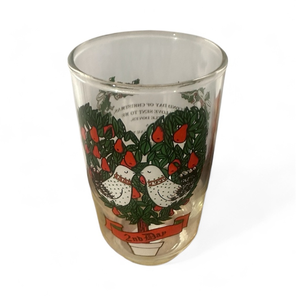 Vintage Indiana glass 12 Days of Christmas 2nd day.